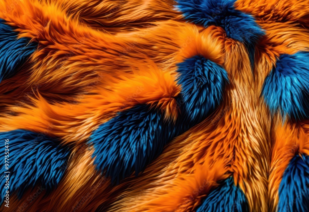 Obraz premium stunning close ups showcasing vibrant patterns textures animal fur rich colors intricate designs, detail, wildlife, nature, macro, surface, beauty, coat