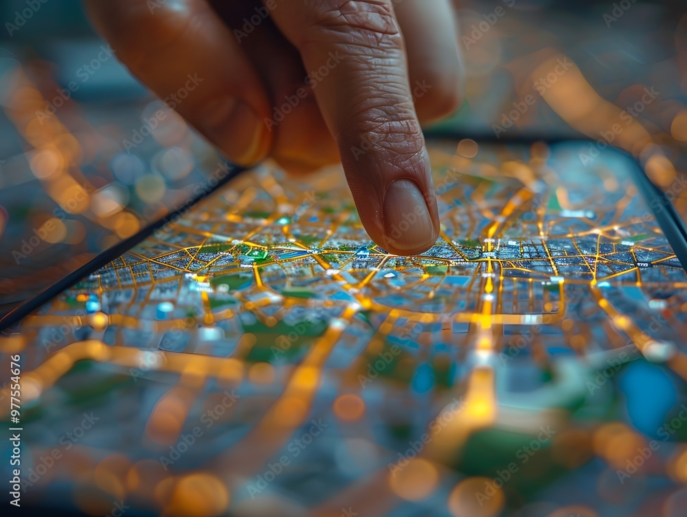 Hand reaching out to hold a map, symbolizing exploration and direction Hand reaching out to hold a map, symbolizing exploration and direction