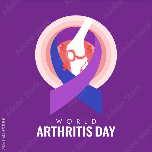 vector world arthritis day background template