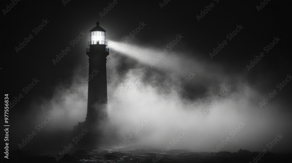 Lighthouse in the Fog Lighthouse in the Fog