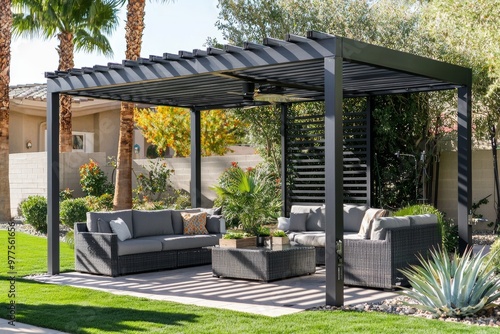 Pergolas and awnings are modern outdoor structures that provide shade in a patio area, along with a roof covering the space. We can use them for a variety of purposes.