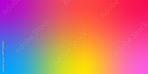 Trendy Colorful Blurry Background. Bright Modern Gradient. 