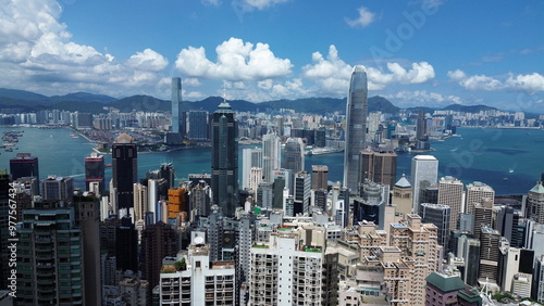 Photography Drone view of Hong Kong