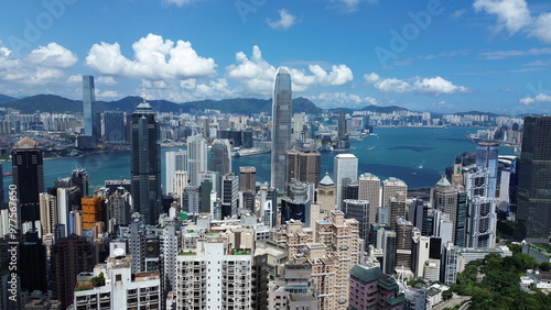 Photography Drone view of Hong Kong