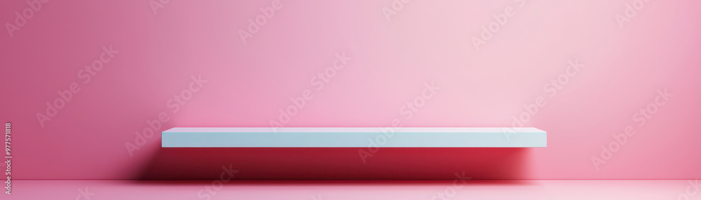 A minimalist shelf against soft pink wall creates serene and modern aesthetic, perfect for showcasing decor or personal items. clean lines and gentle colors evoke sense of calm and simplicity A minimalist shelf against soft pink wall creates serene and modern aesthetic, perfect for showcasing decor or personal items. clean lines and gentle colors evoke sense of calm and simplicity