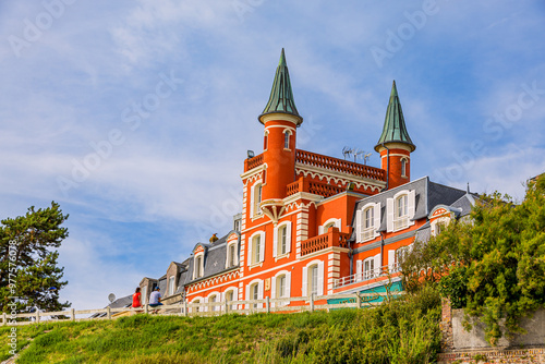 Fotografie La ville Le Crotoy en Baie de Somme
