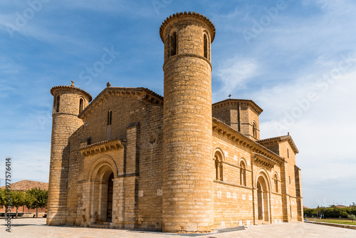 Romanesque church of San Martin of Fromista in Palencia, Spain, exterior view photo