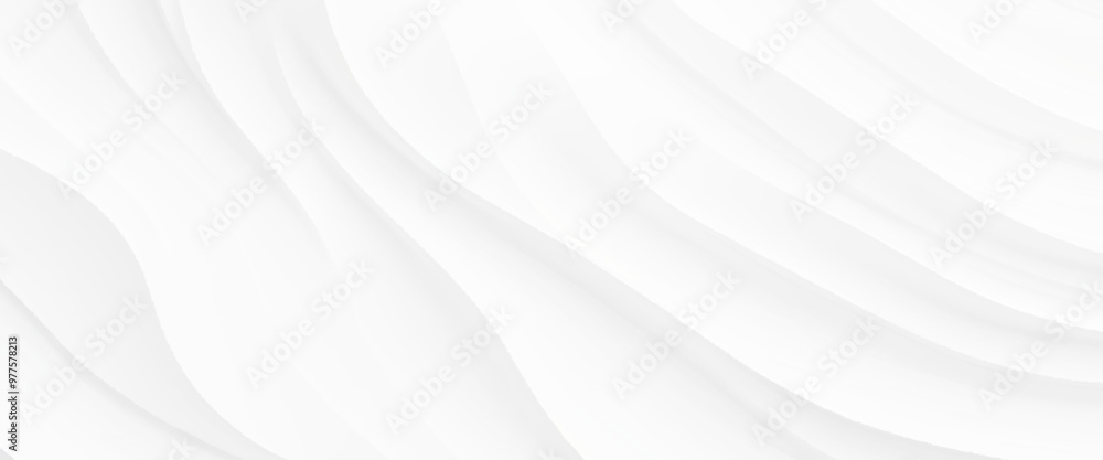 White wave background, abstract concept. Beautiful format poster with Smooth Grey Waves abstract background with grayish tonalities, plenty of copy space and elegant design. White wave background, abstract concept. Beautiful format poster with Smooth Grey Waves abstract background with grayish tonalities, plenty of copy space and elegant design.