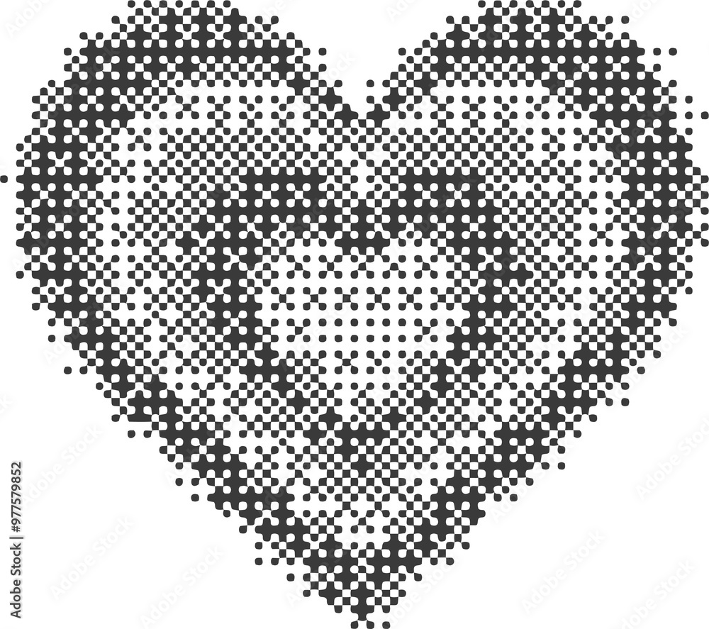 Pixel pattern heart. Bitmap dotted texture symbols of love. Retro design element with color gradation. Y2k grainy digits halftone shape. Valentine day grunge figures Pixel pattern heart. Bitmap dotted texture symbols of love. Retro design element with color gradation. Y2k grainy digits halftone shape. Valentine day grunge figures