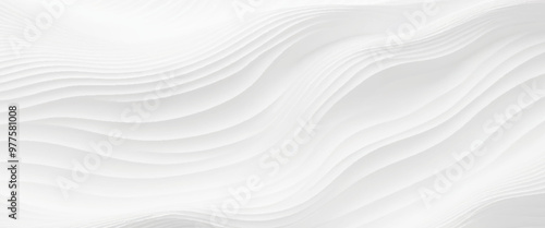 White wave background, abstract concept. Beautiful format poster with Smooth Grey Waves abstract background with grayish tonalities, plenty of copy space and elegant design.