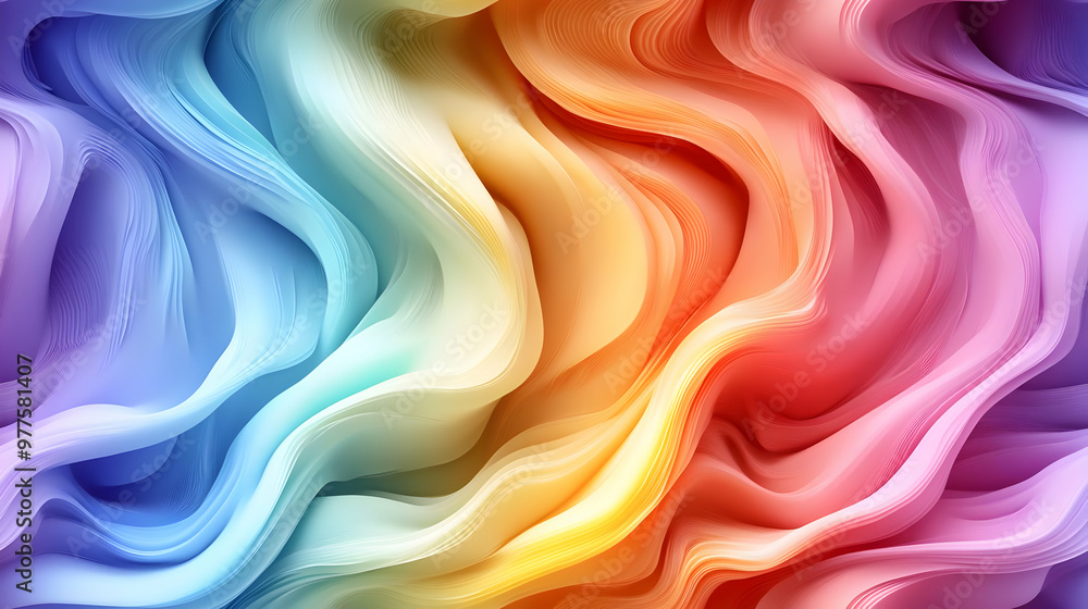 3D Abstract Colorful Waves Calendar Design: Vibrant Seamless Background for Inspirational 2025 Calendar Art 3D Abstract Colorful Waves Calendar Design: Vibrant Seamless Background for Inspirational 2025 Calendar Art
