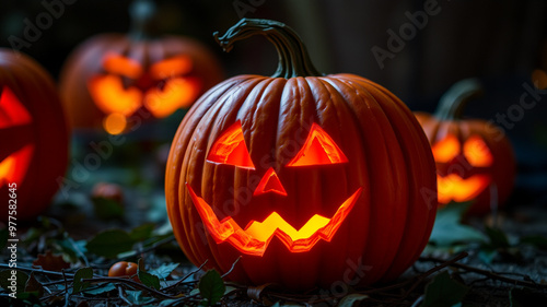 spooky halloween pumpkin jack	