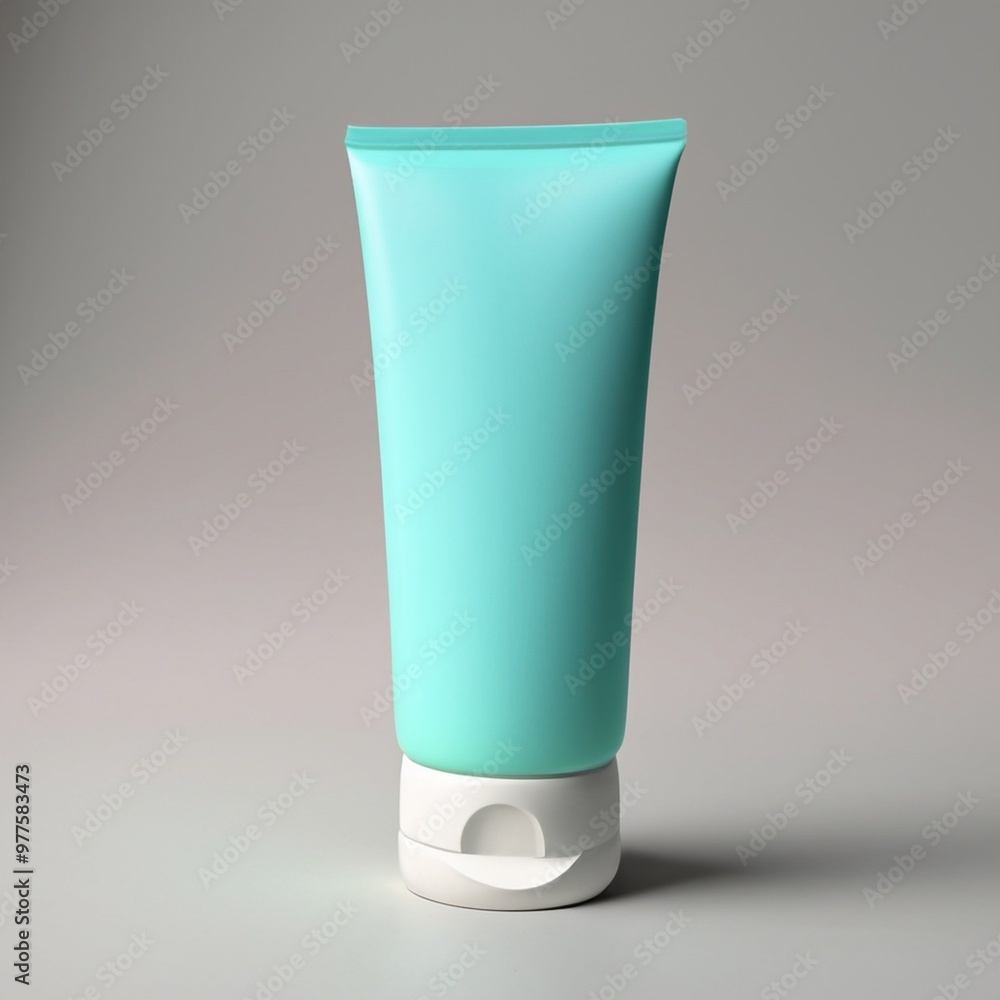 Mint green cream tube Mint green cream tube