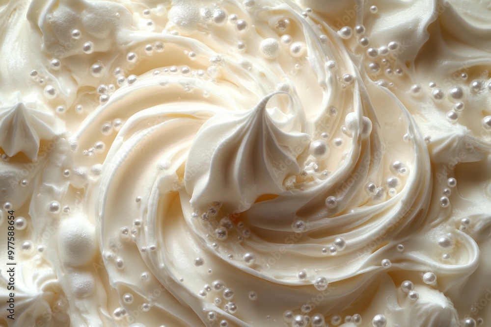 Cream with swirls. Creammy background Cream with swirls. Creammy background