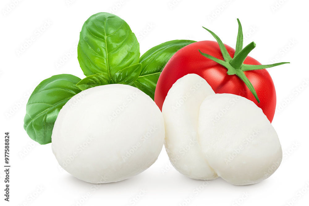Mini mozzarella balls isolated on white background with full depth of field. Mini mozzarella balls isolated on white background with full depth of field.