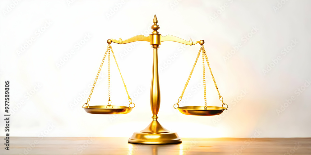 Flat Floating Scales of Justice Glowing in Mid Air: Symbolizing Fairness and Equality for Human Rights Day - Vector Illustration on White Background Flat Floating Scales of Justice Glowing in Mid Air: Symbolizing Fairness and Equality for Human Rights Day - Vector Illustration on White Background