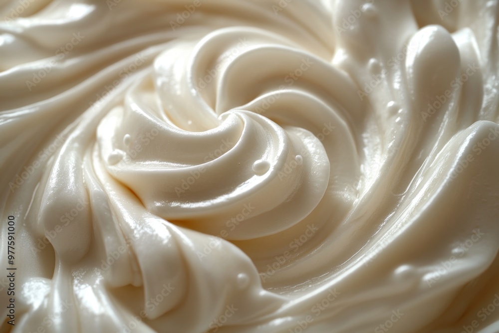 Cream with swirls. Creammy background Cream with swirls. Creammy background