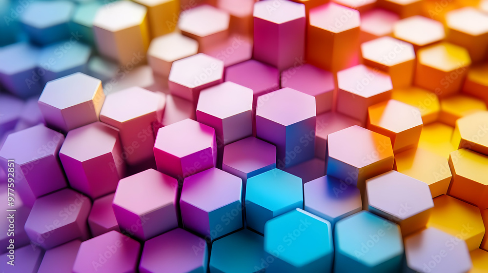 Design a 3D Calendar with a Blurred Hexagons Background for Dynamic Visual Interest � Colorful Icon on White Design a 3D Calendar with a Blurred Hexagons Background for Dynamic Visual Interest � Colorful Icon on White