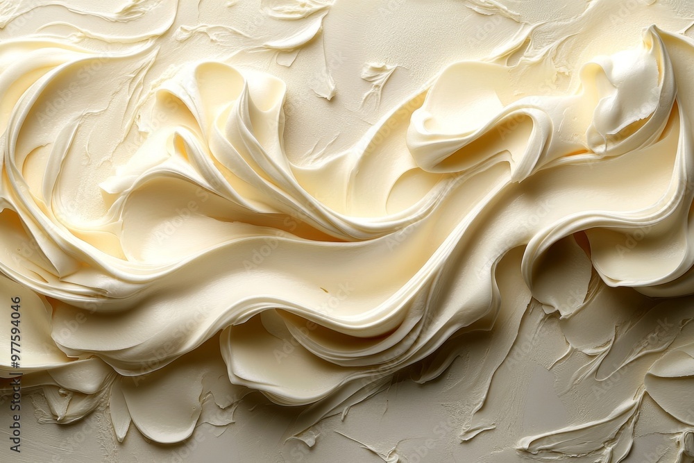 Close up of a cream Close up of a cream