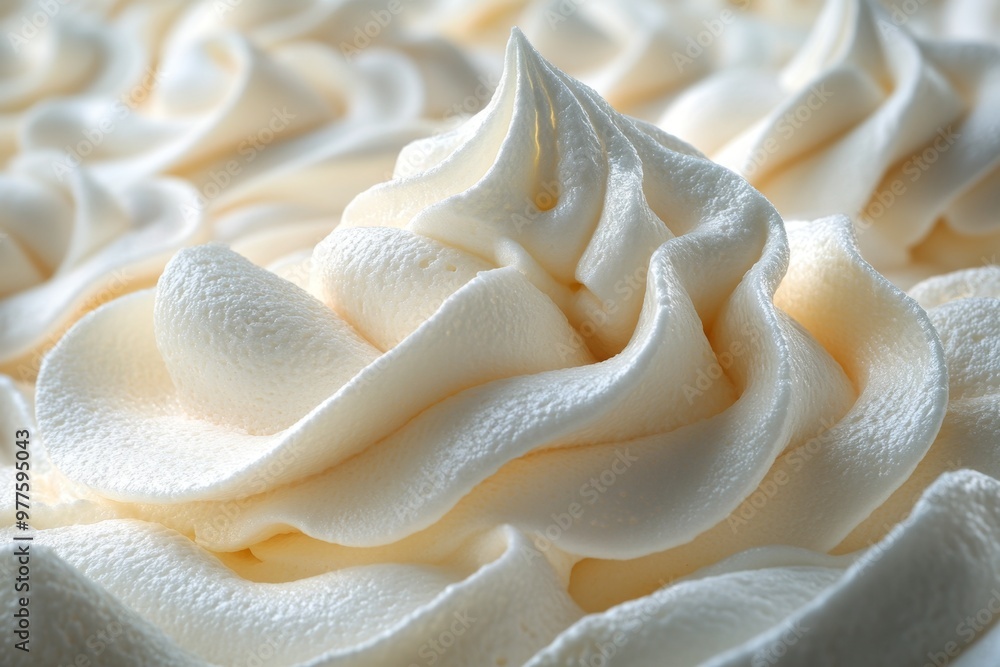 Cream with swirls Cream with swirls