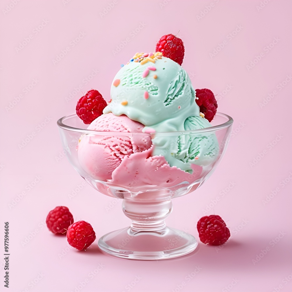 creative-food-concept-scoop-balls-of-gelato-sorbet-ice-cream-in-glass-dessert-bowl-with-fruits creative-food-concept-scoop-balls-of-gelato-sorbet-ice-cream-in-glass-dessert-bowl-with-fruits