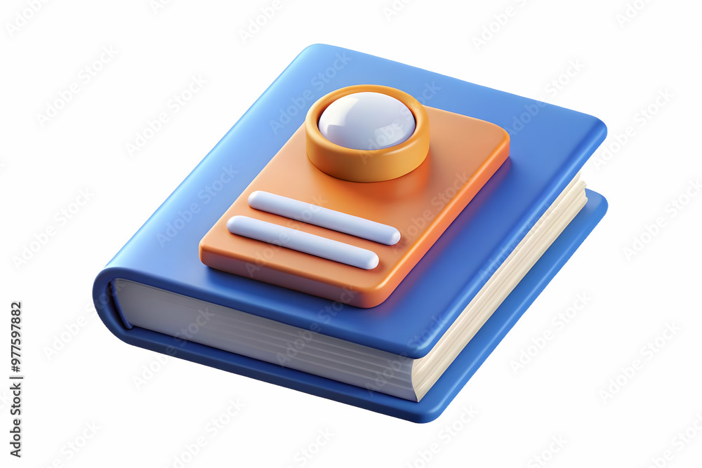 Isolated Human Rights Book Icon Symbolizing Education and Justice for Human Rights Day - Clean Vector Design for Infographics