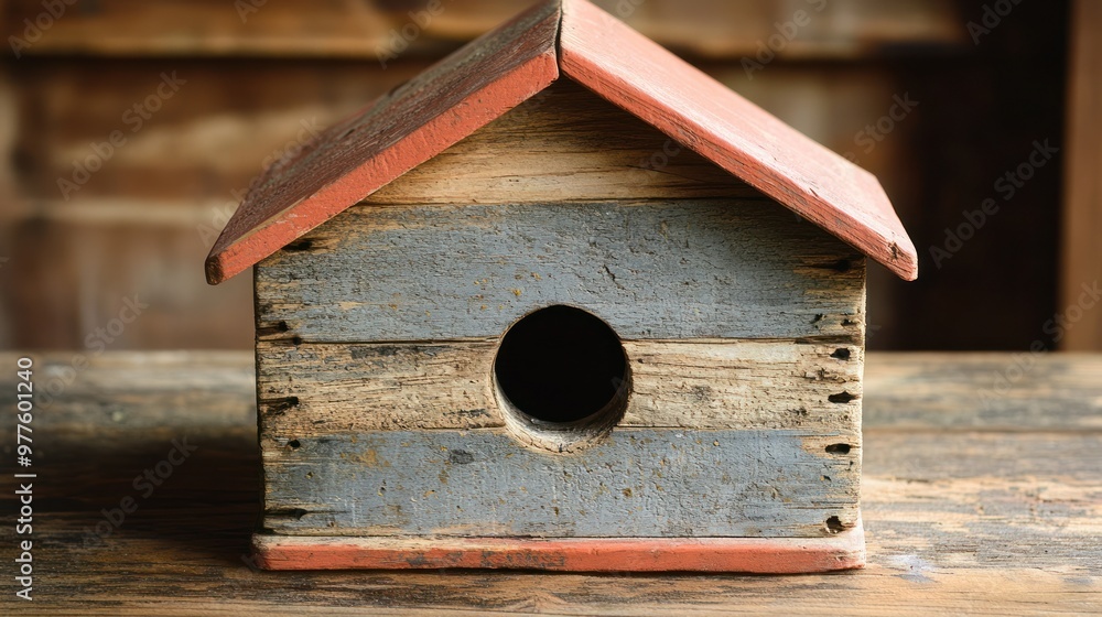 Rustic Wooden Birdhouse Rustic Wooden Birdhouse