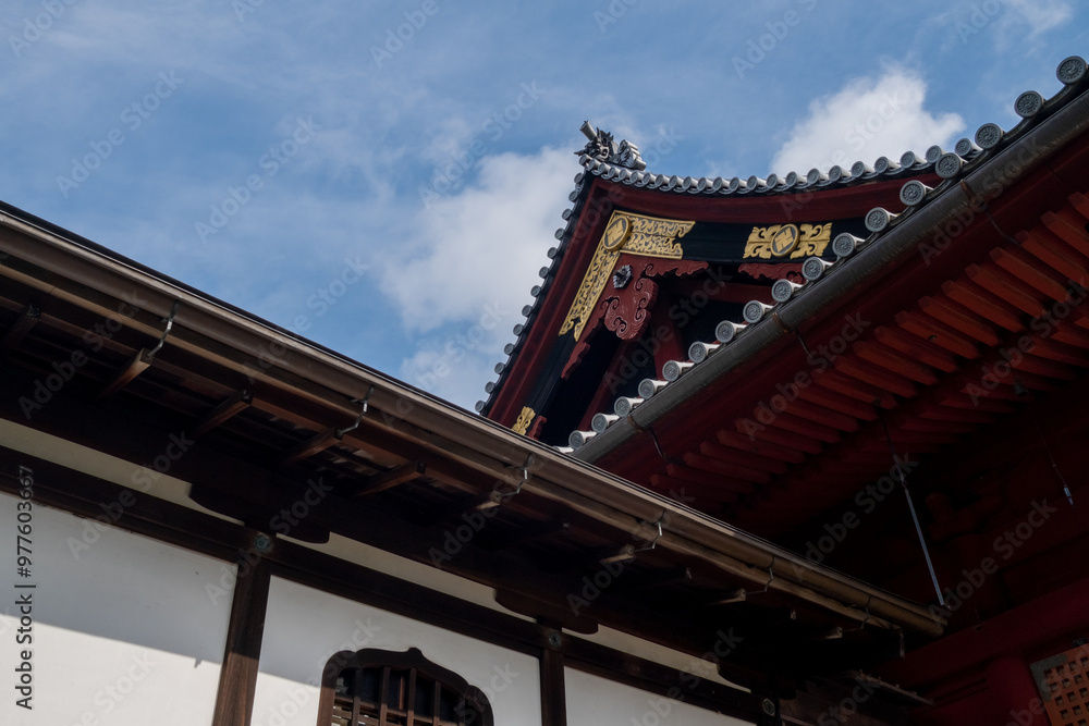 Kiyomizu Kannon-do Temple, is the oldest structure in Ueno Park, Tokyo, Japan
