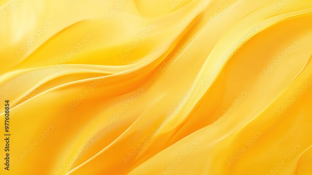 Obraz premium A yellow background with a bright and smooth surface, creating a cheerful and welcoming atmosphere for vibrant designs.