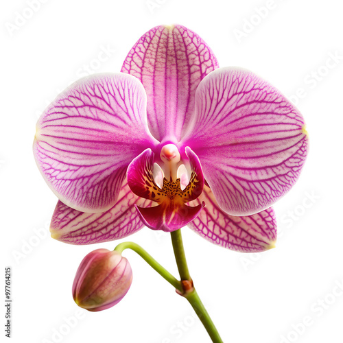 Orchid Isolated on White Background. Perfect for: Weddings, Romantic events