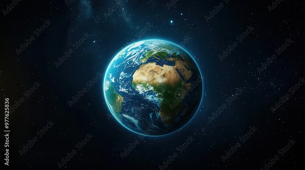 The Earth as seen from space The Earth as seen from space