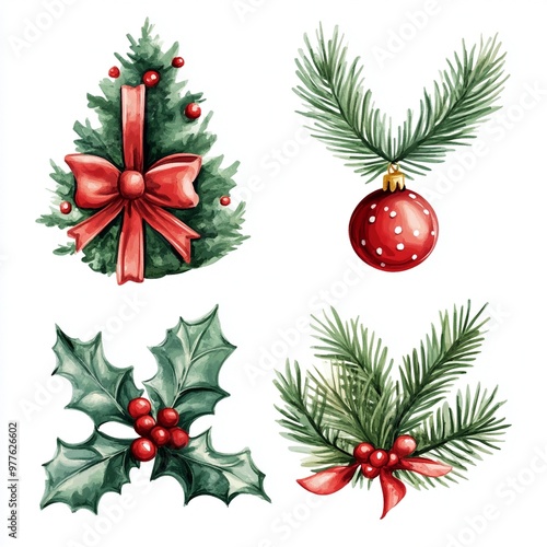 Christmas decorative elements