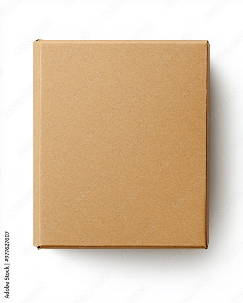 Fototapeta premium cardboard paper box for mockups and product 