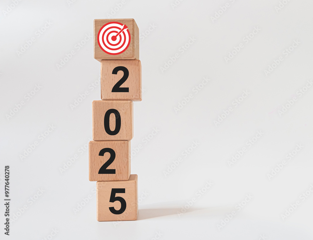 Happy New Year 2025.New year, goal business planning idea. Happy New Year 2025.New year, goal business planning idea.