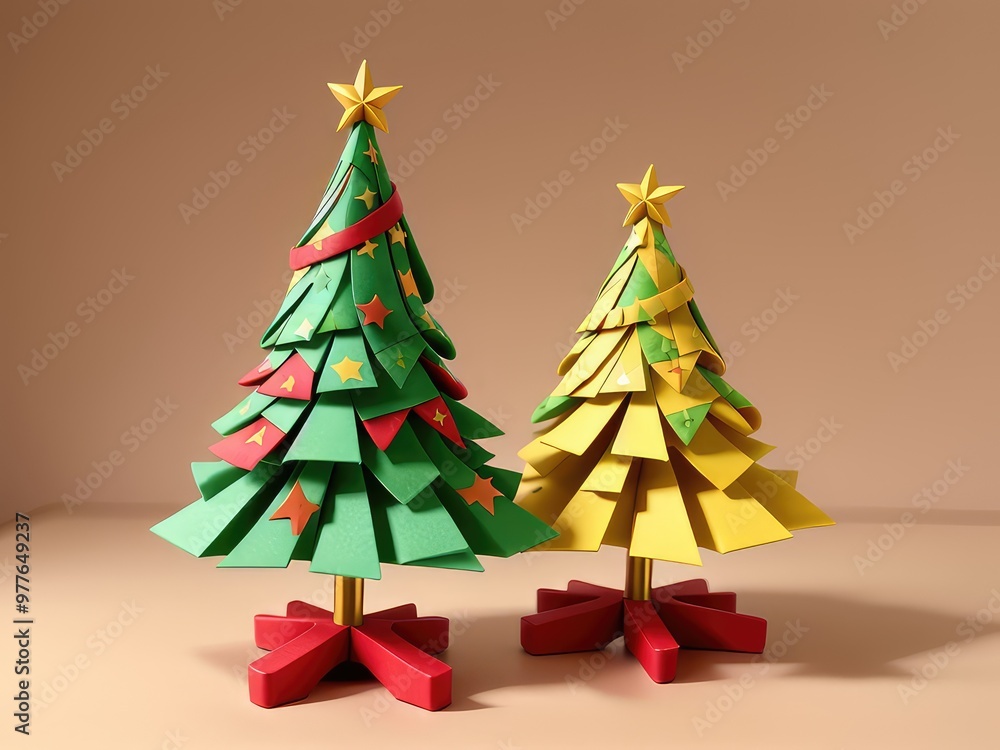 Obraz premium christmas tree with gifts