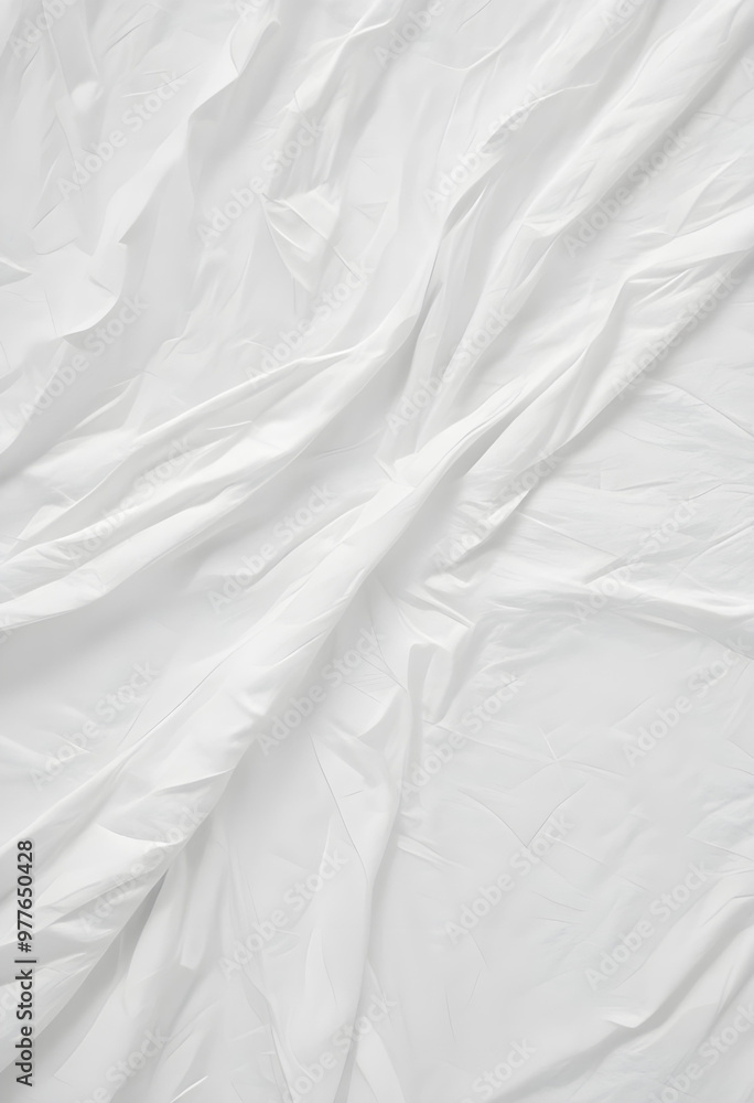 Close-up of white fabric with natural wrinkles and folds, creating a textured and minimalistic background suitable for various design uses.
Close-up of white fabric with natural wrinkles and folds, creating a textured and minimalistic background suitable for various design uses.