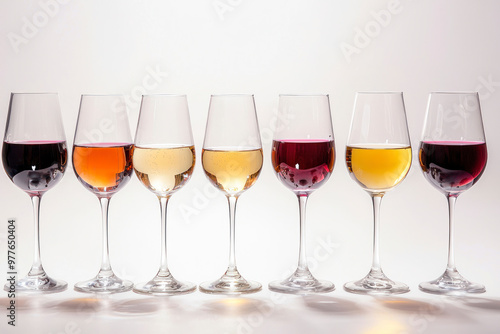 Selection of wine for tasting.