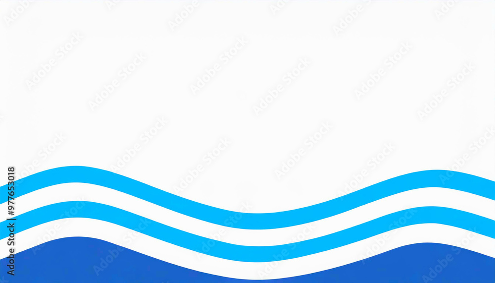 A blue wave pattern on a white background A blue wave pattern on a white background