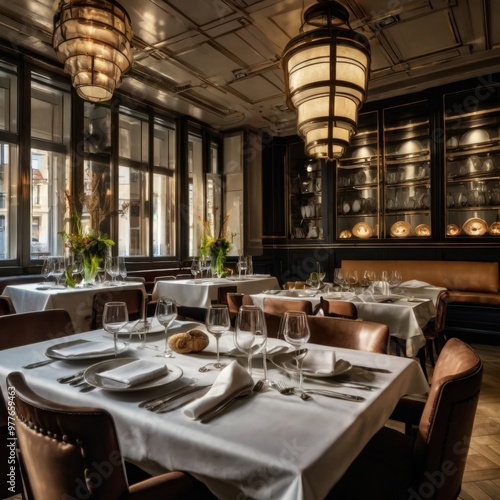 restaurant table in restaurant