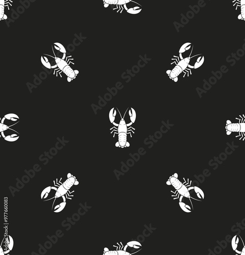 escorpion patron blanco y negro