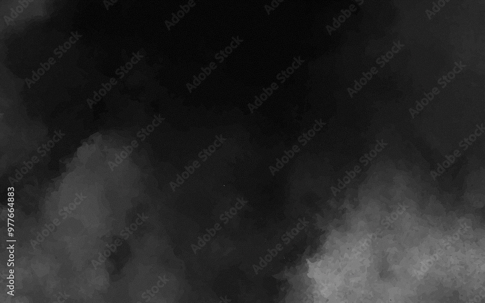 Abstract black and white realistic smoke clouds with shadow overlay effect background. Mystery dark background with spooky white light and fog. Vector illustration of smoky mist toxic vapor on floor. Abstract black and white realistic smoke clouds with shadow overlay effect background. Mystery dark background with spooky white light and fog. Vector illustration of smoky mist toxic vapor on floor.