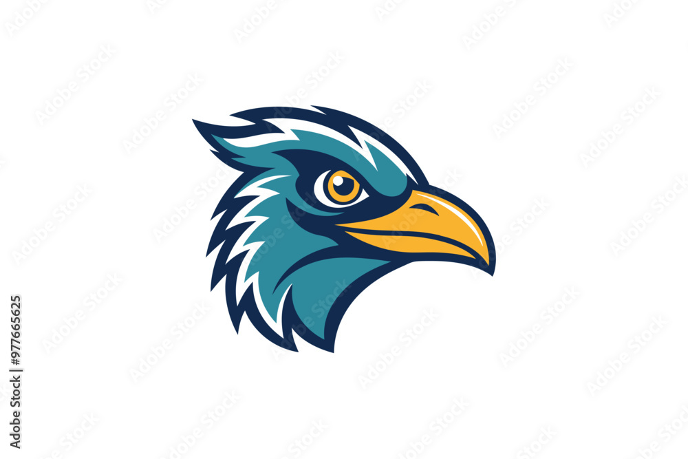 Fototapeta premium Animal head unique Mascot logo
