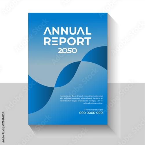 annual report card template design 