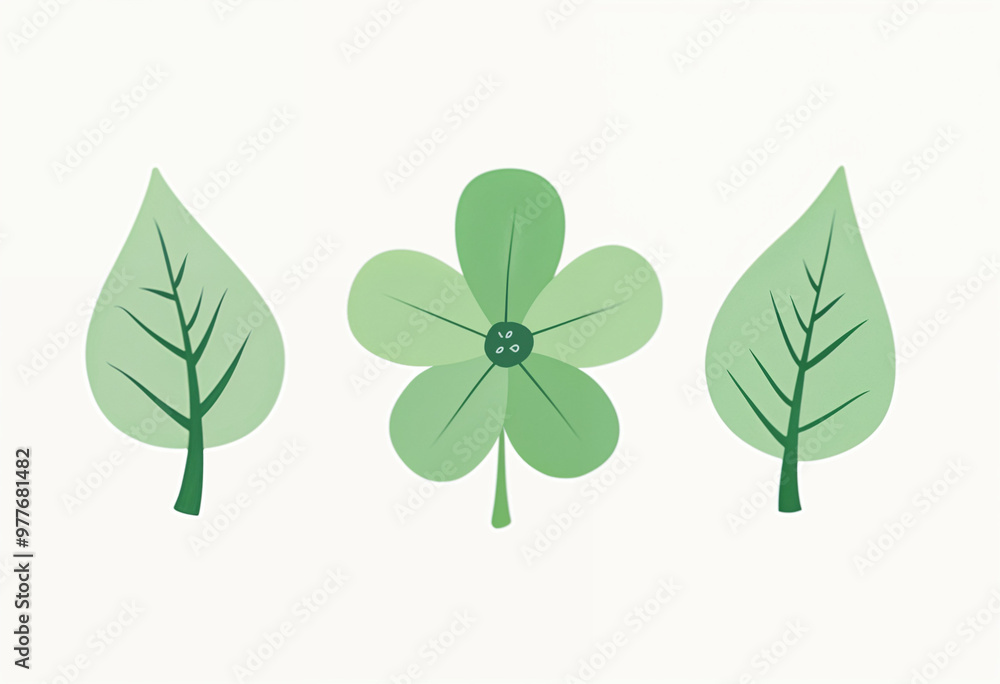 leaves isolated on white leaves isolated on white