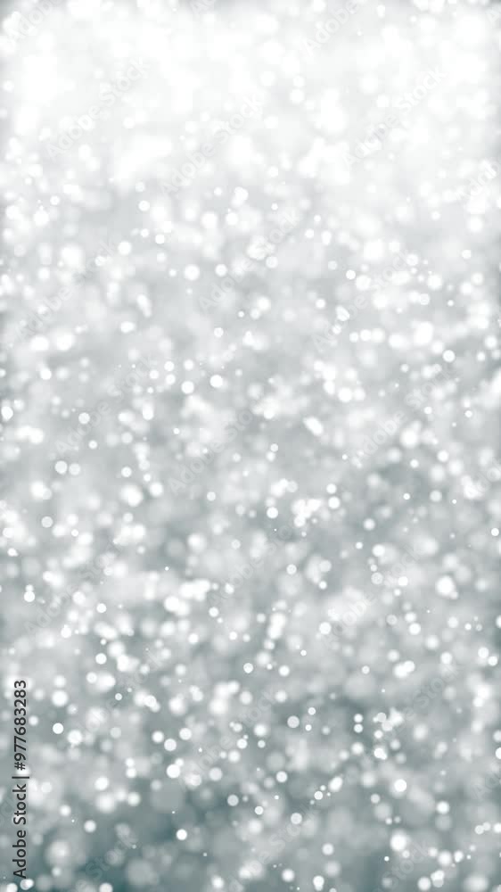 Looping animation of a blurred abstract winter background with falling snow Looping animation of a blurred abstract winter background with falling snow