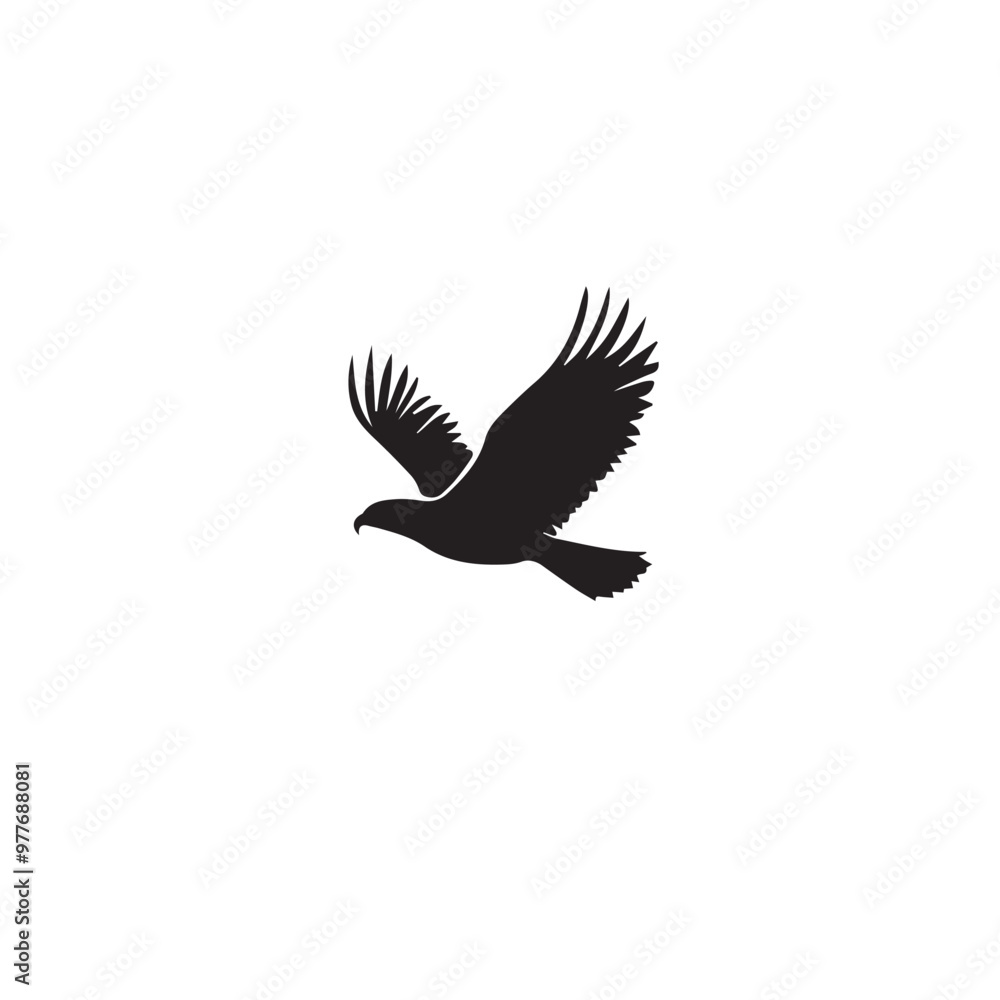 Obraz premium Hawk in cartoon, doodle style . Image for t-shirt, web, mobile apps and ui. Isolated 2d vector illustration in logo, icon, sketch style, Eps 10, black and white. AI Generative