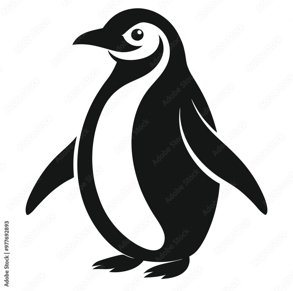 Fototapeta premium penguin illustration
