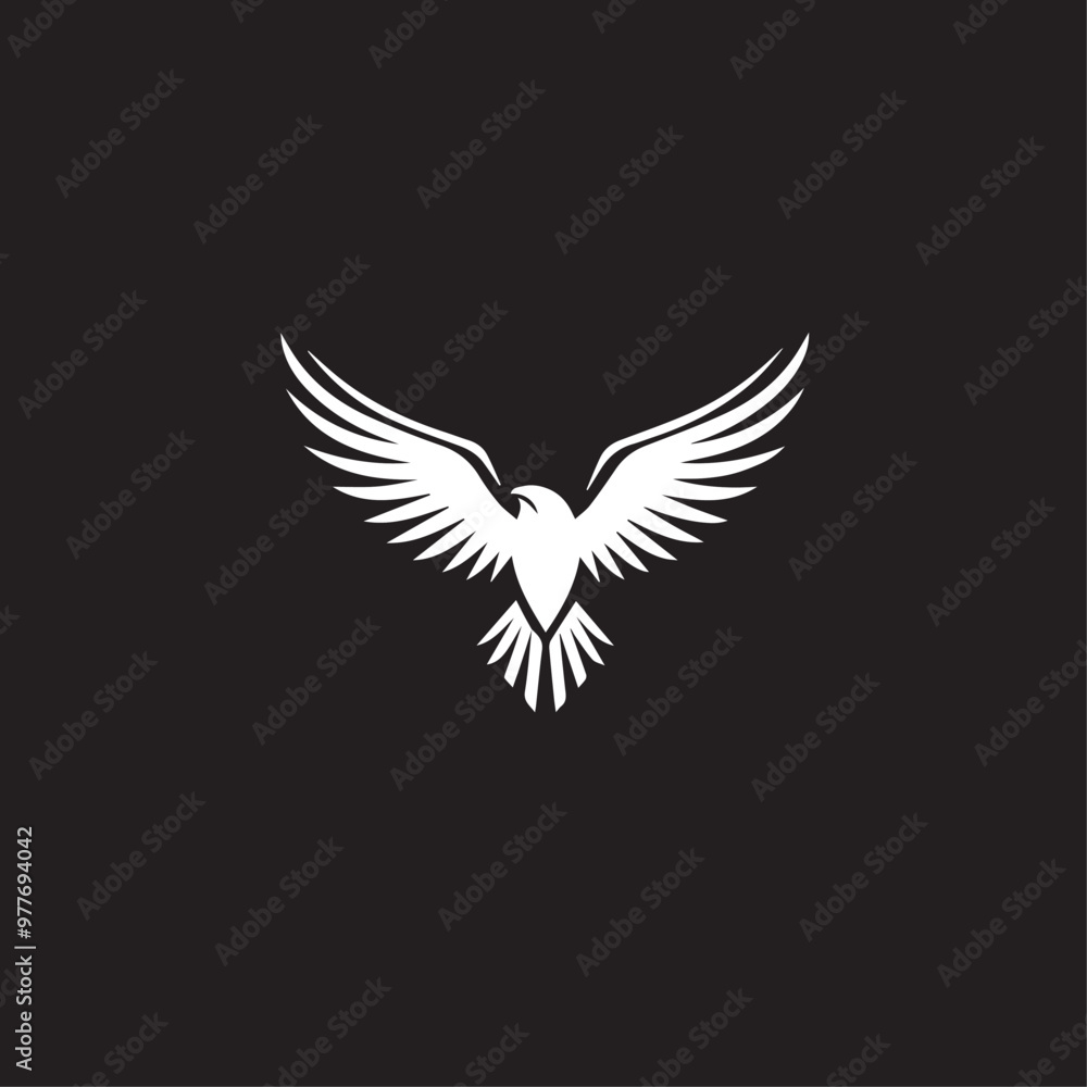 Fototapeta premium Hawk in cartoon, doodle style . Image for t-shirt, web, mobile apps and ui. Isolated 2d vector illustration in logo, icon, sketch style, Eps 10, black and white. AI Generative
