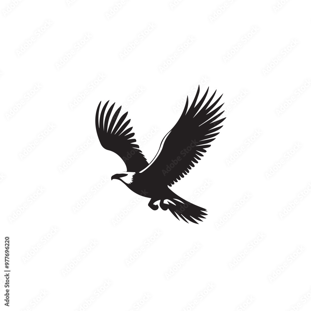 Obraz premium Hawk in cartoon, doodle style . Image for t-shirt, web, mobile apps and ui. Isolated 2d vector illustration in logo, icon, sketch style, Eps 10, black and white. AI Generative