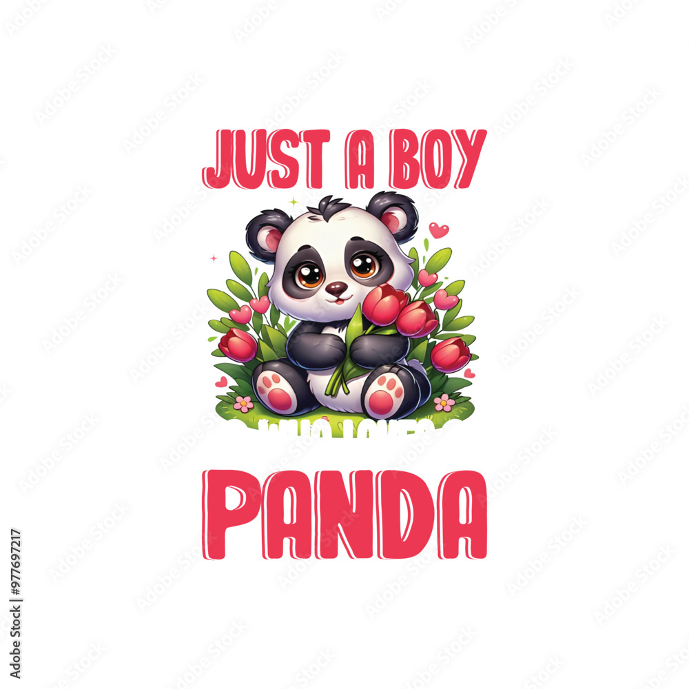 Just a boy who loves panda Just a boy who loves panda
